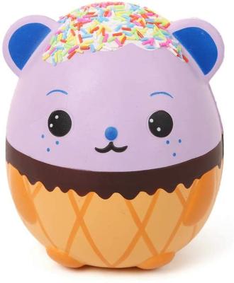 China Slow Rising Scented Animal Toy Huge Material Eco-Friendly Squishys Panda Egg Candy Ice Cream Kawaii Squishies for sale