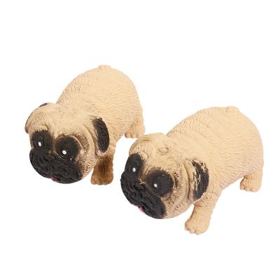 China Eco-Friendly Material Squishies Dog Toys Gifts For Kids Kawaii Pug Squishy Gifts Toys Moj Moj Stress Reliever Squeeze Toys for sale