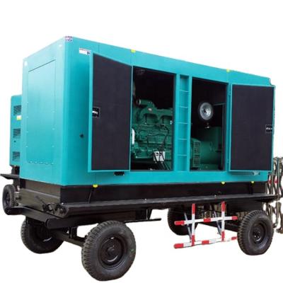 China Diesel generator 1000kva easy move silent trailer diesel generator with wheels FFDL800GF for sale