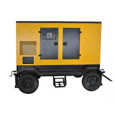 China Widely used silent type trailer genset 120kw 150kva mobile diesel generator FFDL120GF for sale