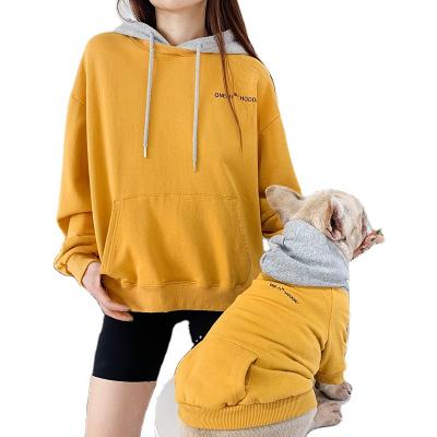 China Family Stocked Apparel For Pet Parent-Dog Hoodie Clothes And Pet Clothes Parent Dog Couples Apparel for sale