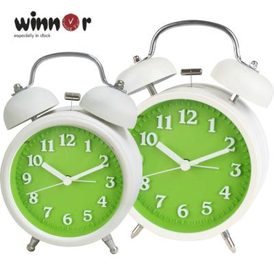 China 2016 wholesale high quality cheap multi color plastic round alarm clock for sale