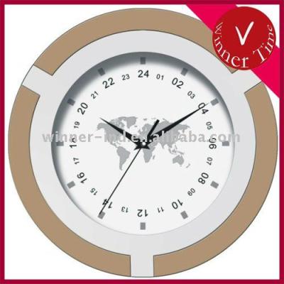 China Plastic 24 hour plastic wall clock for sale