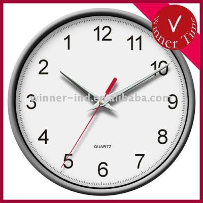 China Plastic counterclockwise wall clock for sale