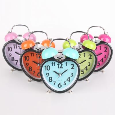 China Personalized Personalization Apple Shape Bell Alarm Clock, Fancy Twin Bell Alarm Clock, Colorful Bell Alarm Clock for sale