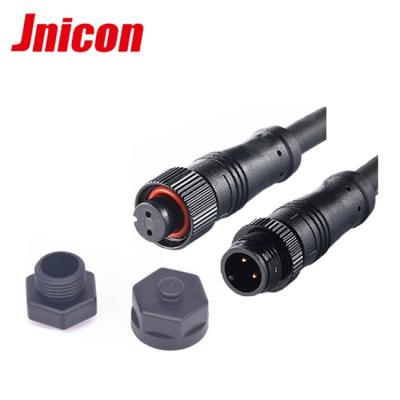 China M12 led connector 3 core IP68 light waterproof LED 2 pin tyco male female connector for sale