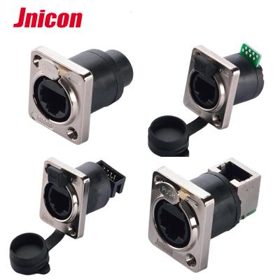 China audio & Powercon and Ethercon video connectors RJ45 indoor and IP65 outdoor for LED display cabinet for sale