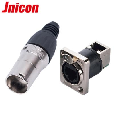 China For LED Display RJ45 Female Plug Waterproof Ethernet RJ45 Connector For Led Display Signal Connection for sale