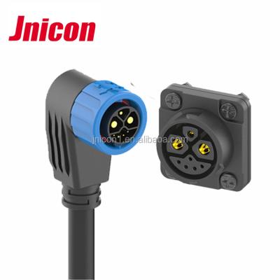 China Jnicon M23 2+1+5pin Automotive Male Female Panel And Waterproof Cable Connector For Charger for sale