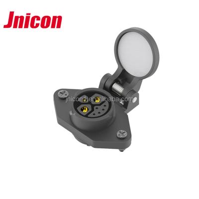 China Jnicon M23 2+1+5pin high quality automotive waterproof panel and cable connector for electric motor car for sale