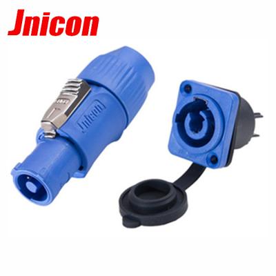 China 2018 led display Jnicon powercon 3 pin socket with waterproof socket connector IP65 / IP44 for sale