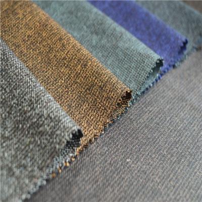 China Breathable unique designed polyester rayon and spandex dobby fabric for men suitting for sale