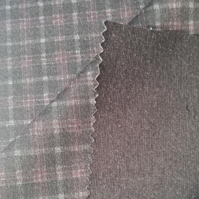 China Shaoxing Tear-Resistant Fabrics Printing Roma Eco-friendly Ponte Knitting Super Soft Plaid Fabric For Dress for sale