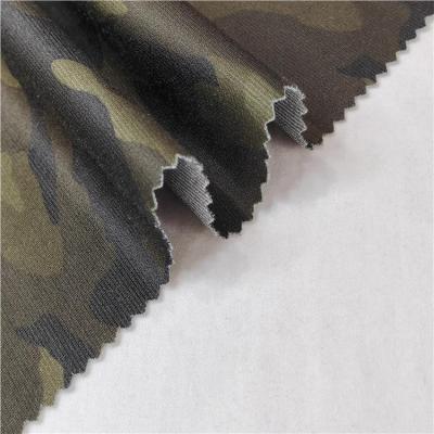 China New Fashion 300gsm T/R/SP T/R/SP Twill King Supplies Punto Di Roma Knitting Fabric Camouflage Printing Tear-Resistant for sale