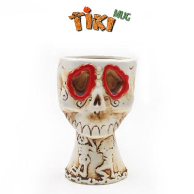 China Sustainable Bar Party Hawaii Factory Price Tiki Mugs Handmade Ceramic Mug for sale