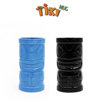 China New Style Durable High Quality Luster Housewares Stylish CeramicTiki Mugs For Drinkware for sale