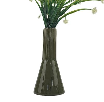 China Nordic Elegant Modern Porcelain Cheap Flower Vase For Home Office Wedding for sale