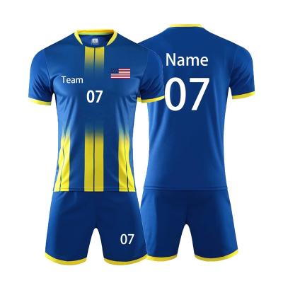 China Sets Custom Branded Football Men Women Heat Sublimation Heat Transfer Top Sports Uniform Training Team Club Soccer Wear Jerseys for sale