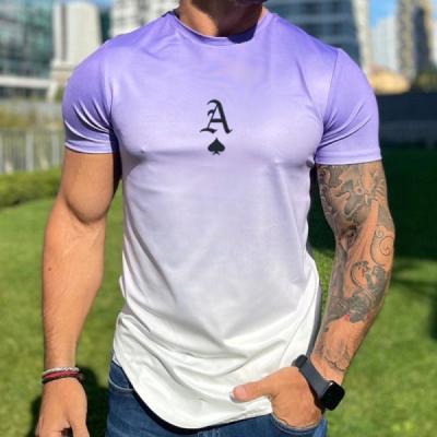 China Anti-Wrinkle Street Wear Hip Hop Graphic Tee Streetwear Mens Designer Fitness Custom T-shirts for sale