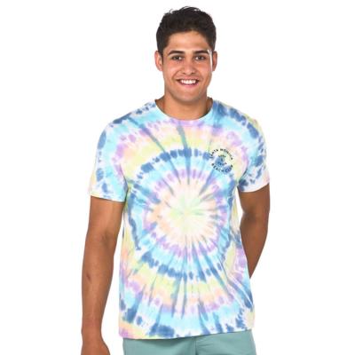 China China Factory Hot Sale Anti-Wrinkle Tie Dye Cotton Unisex 100% White T-Shirt Tie Dye for sale