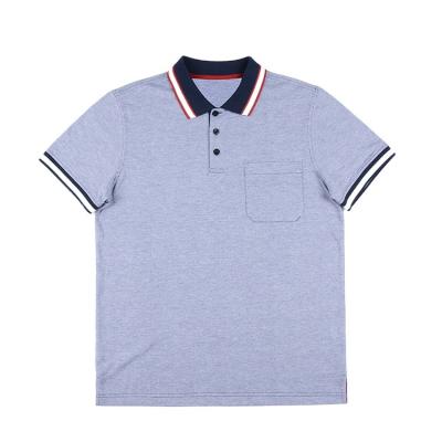 China Factory Supply Unique Design Men's Polo Shirts QUICK DRY Men's Neck Polo T-shirt Custom Logo for sale