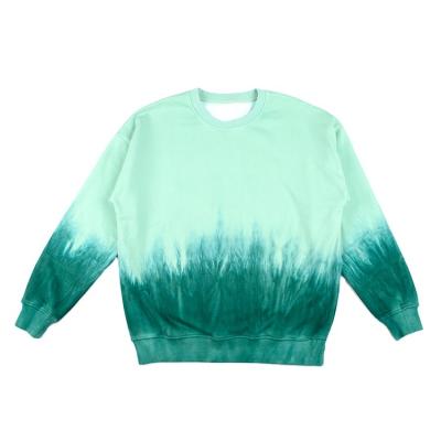 China Hot sale QUICK DRY unisex sweatershirt drop shoulder tie dye oversized sweater for sale