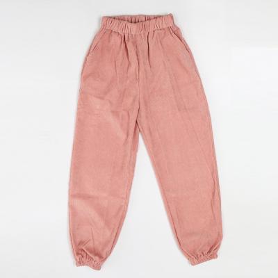 China New Women's Anti-Wrinkle Various Size Casual Girl's Solid Color Autumn Pants Extra Thickness Pants for sale