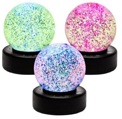 China Customized Artificial Magic LED Night Light Colorful Decorative Light Black Base Flashing Light for sale