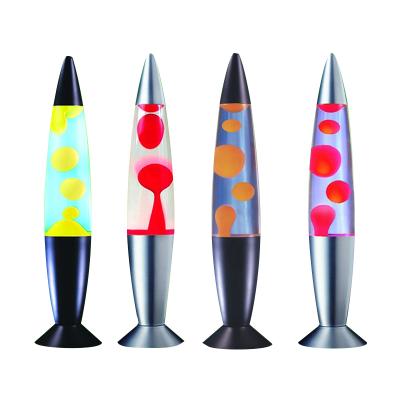 China Wholesale Modern Low Price Mini Rocket Lava Desk Lamp With Aluminum Base LED Lava Lamp for sale