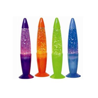 China Eco-Friendly LED Night Creative Flashing Light 3D Color Changing Rocket Lava Light for sale