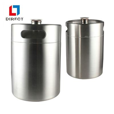 China Yes Amazon Selling Camping 2l 4l 5l 8l Outdoor German Draft Stainless Steel Small Beer Keg For BBQ Party for sale