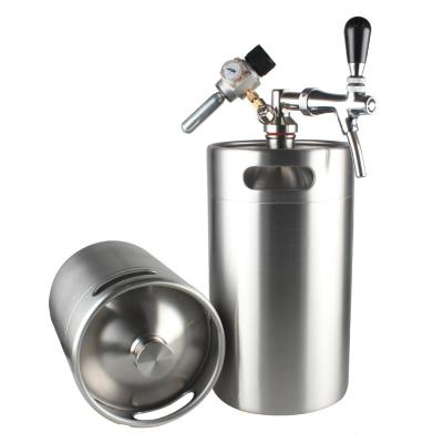 China Eco-friendly 2gal/8l Cornelius high quality beer keg with tapping kit for sale