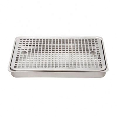 China Sustainable Stainless Steel Beer Drip Tray for sale