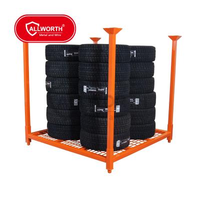 China Q235 Corrosion Protection Heavy Duty Steel Store Stackable Steel Pallet for sale