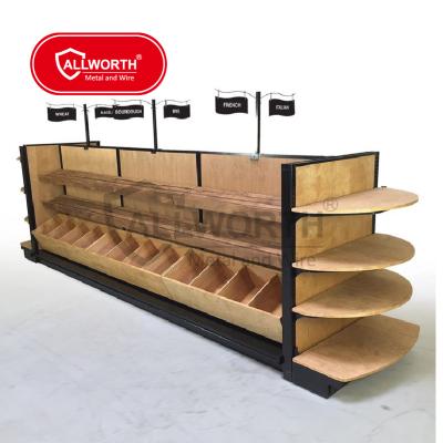 China Single Sided Grocery Store 5 Layers Shop Shelving for sale