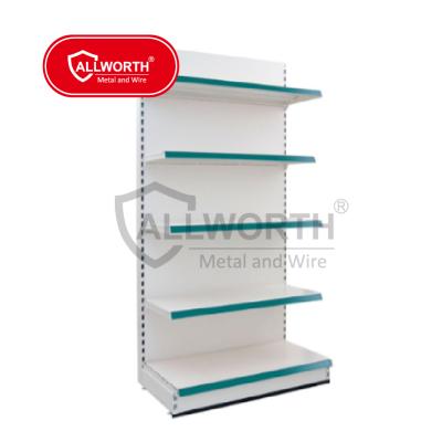 China Single Sided Supermarket Equipment Medium Duty Supermarket Rack for sale