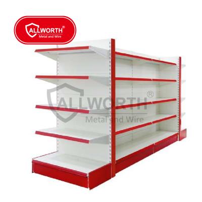 China Single Sided Double Sided Wire Perforated Shop Shelving for sale