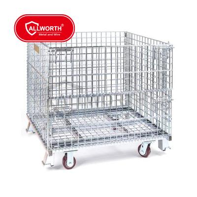 China 3-5years 40ft Container Price Industrial Foldable Wire Mesh Container for sale