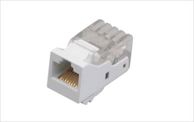 Cina Rete bianca Jack trapezoidale YH7008 degli sbocchi Cat5e RJ45 110IDC del supporto della superficie di colore in vendita