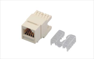 Cina Presa modulare trapezoidale YH7004 Alto-affidabile di grado 8P8C della corona scandinava 180 della presa della rete di Cat.5E RJ45 in vendita