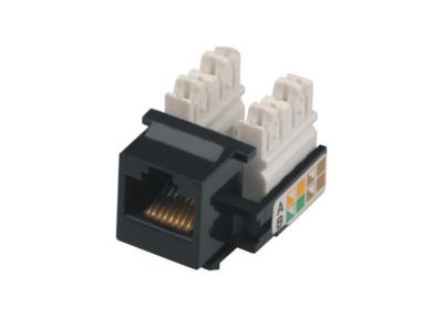 China Red negra Jack trapezoidal del zócalo Cat5e de la superficie RJ45 8P8C para el panel de remiendo en blanco del Lan YH7010 en venta