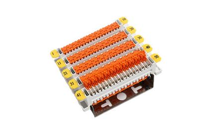 Chine 50 le module 3M de connexion du bloc 2810 IDC de paires relient vite le système Cat5 QCS YH2810 à vendre