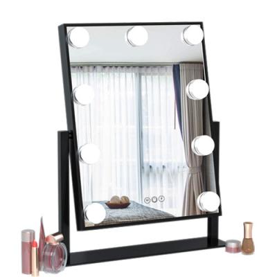 China Lighted Led Lighted Table Vanity Fashion Beauty For Girl Hollywood Makeup Cosmetic Mirror for sale