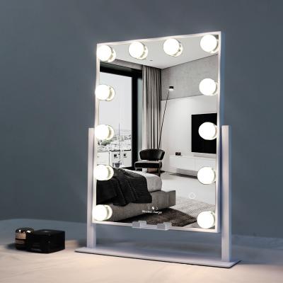 China Girl Charger Hollywood LED Mirror Light Wireless Makeup Led Vanity Mirror New for sale