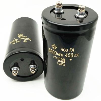 China HCGFA 4700MFD 450VDC 4700UF 450V Best Quality HCGFA Electrolytic Capacitor for sale