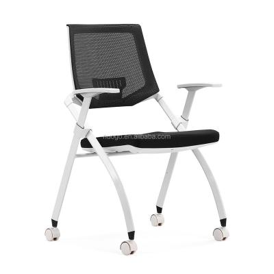 China Promotional Rotating Training Chair For Conference College School With Middle Back In Mesh Back And Injection Foam In Seat For School for sale