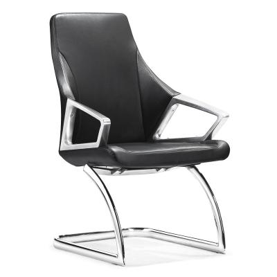 China GS-1902 Stylish Modern Comfortable Office Meeting PU Leather Top Conference Chair With Cantilever Base for sale