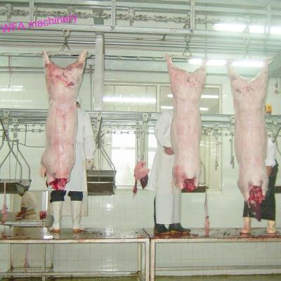 China Customized Slaughterhouse Equipment Slaughter Line Used Pig Carcass Processing Conveyor For Slaughterhouse Machinery for sale