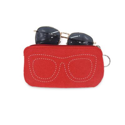 China 2019 light weight top selling fashionable kid glass box sunglass case packaging with zipper for sale