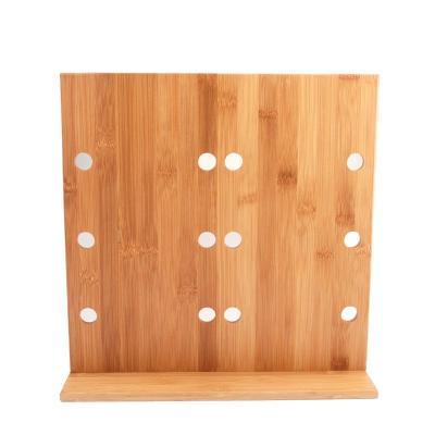 China Strong Sunglasses Floor Display Rack 16 Pairs Of Bamboo Sunglasses Display Rack for sale